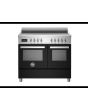 Bertazzoni PRO105I2ENET Professional 100cm Range Cooker Twin Oven Induction Gloss Black