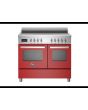 Bertazzoni PRO105I2EROT Professional 100cm Range Cooker Twin Oven Induction Gloss Red