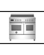 Bertazzoni PRO105I2EXT Professional 100cm Range Cooker Twin Oven Induction Stainless Steel