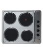 Montpellier SP601X 60cm Solid Plate Hob - Stainless Steel