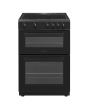 Statesman 60cm Double Oven Electric Ceramic Cooker - Black