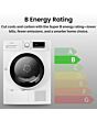 Teknix TK2CLED8W 8kg Condenser Tumble Dryer - White