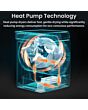 Teknix TK5HP9HS 5 Series 9kg Heat Pump Tumble Dryer - Titanium