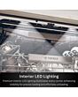 Teknix TX3FD618S 3 Series Freestanding 60cm Dishwasher - 15 Place Settings - Energy Class C - Silver