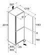 Liebherr CBNsfd5723 Freestanding Fridge Freezer with BioFresh and NoFrost