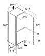 Liebherr CNd5023 Freestanding Fridge Freezer with EasyFresh and NoFrost