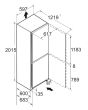 Liebherr CNd5703 Freestanding Fridge Freezer with EasyFresh and NoFrost