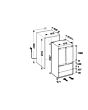 Liebherr ECBN6256 471L Integrated American Fridge Freezer