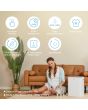 Midea MDDQ-10DEN7-QA3 10L Dehumidifier - White
