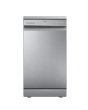 Midea MDWEF1034C(S)-WG-UK 10 Place Setting Freestanding Slimline 45cm Dishwasher - Silver