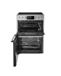 Midea MFO24EME4R118-SS 60cm Double Oven FS Cooker with Ceramic Hob - Stainless Steel - AA Rated