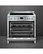 Smeg A1PYID-9 90cm Opera Electric Range Cooker, Stainless Steel
