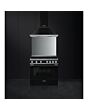 Smeg CPF9IPBL 90cm Portofino Electric Range Cooker, Black