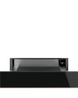Smeg CPRT615NR 15cm Height Dolce Stil Novo Warming Drawer, Black Glass