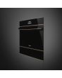 Smeg CPV615NR 15cm Height Dolce Stil Novo Vacuum Drawer, Black Glass