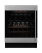 Smeg CVI338LX3 60cm Classic Undercounter Wine Cooler with Left Hand Hinge, Stainless Steel