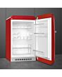 Smeg FAB10HRRD6 Retro Mini Fridge with Ice Box Right Hand Hinge - Red