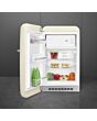 Smeg FAB10LCR6 Retro Mini Fridge Left Hand Hinge - Cream