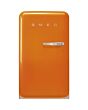 Smeg FAB10LOR6 Retro Mini Fridge Left Hand Hinge - Orange