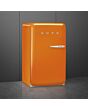Smeg FAB10LOR6 Retro Mini Fridge Left Hand Hinge - Orange