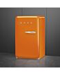 Smeg FAB10LOR6 Retro Mini Fridge Left Hand Hinge - Orange