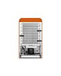 Smeg FAB10LOR6 Retro Mini Fridge Left Hand Hinge - Orange
