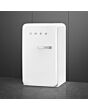 Smeg FAB10LWH6 Retro Mini Fridge Left Hand Hinge - White