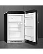 Smeg FAB10RBL6 Retro Mini Fridge Right Hand Hinge - Black