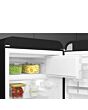 Smeg FAB10RBL6 Retro Mini Fridge Right Hand Hinge - Black