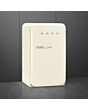 Smeg FAB10RCR6 Retro Mini Fridge Right Hand Hinge - Cream