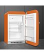 Smeg FAB10ROR6 Retro Mini Fridge Right Hand Hinge - Orange