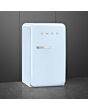 Smeg FAB10RPB5 55cm Fridge with Icebox Right Hand Hinge, Pastel Blue