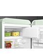 Smeg FAB10RPG6 Retro Mini Fridge Right Hand Hinge - Pastel Green