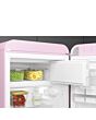 Smeg FAB10RPK6 Retro Mini Fridge Right Hand Hinge - Pink