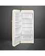 Smeg FAB28LCR6UK Retro Fridge Freezer Left Hand Hinge - Cream