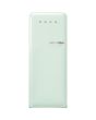 Smeg FAB28LPG5 60cm 50s Style Left Hand Hinge Fridge with Icebox, Pastel Green