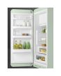 Smeg FAB28LPG5 60cm 50s Style Left Hand Hinge Fridge with Icebox, Pastel Green