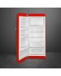 Smeg FAB28LRD5UK 60cm 50s Style Left Hand Hinge Fridge with Icebox, Red