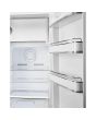 Smeg FAB28RDPP5 60cm 50s Style Right Hand Hinge Fridge with Icebox, Perfectly Pale