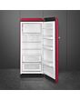 Smeg FAB28RDRB5 60cm 50s Style Right Hand Hinge Fridge with Icebox Ruby, Red
