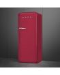 Smeg FAB28RDRB5 60cm 50s Style Right Hand Hinge Fridge with Icebox Ruby, Red