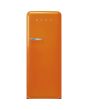 Smeg FAB28ROR5UK Retro Tall Fridge with Ice Box - Orange