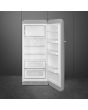 Smeg FAB28RSV5UK Retro Tall Fridge with Ice Box - Silver