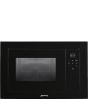 Smeg FMI120B3 Linea 20 Litre Built In Microwave with Grill, Black