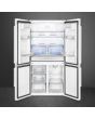 Smeg FQ60BDE 92cm American Four Door Fridge Freezer - White