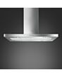 Smeg KI120XE 120cm Island Hood, Stainless Steel
