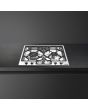 Smeg PGF64-4 62cm Classic Gas Hob, Stainless Steel