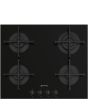 Smeg PV264B 60cm Gas on Glass Hob, Black