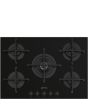 Smeg PV275B 72cm Gas on Glass Hob, Black