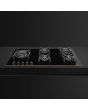 Smeg PV695LCNR 90cm Dolce Stil Novo Gas Hob, Black with Copper Trim